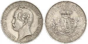 1 Thaler Anhalt-Dessau (1603 -1863) / Anhalt (1806 - 1918) Silber Leopold IV. Friedrich (Anhalt-Dessau)(1794 – 1871)