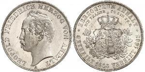 1 Thaler Anhalt-Dessau (1603 -1863) / Anhalt (1806 - 1918) Silber Leopold IV. Friedrich (Anhalt-Dessau)(1794 – 1871)