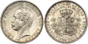 1 Thaler Anhalt-Dessau (1603 -1863) / Anhalt (1806 - 1918) Silber Leopold IV. Friedrich (Anhalt-Dessau)(1794 – 1871)
