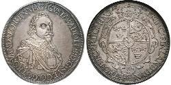 1 Thaler Augsburg (1276 - 1803) Silber Gustav II. Adolf (Schweden)(1594 – 1632)