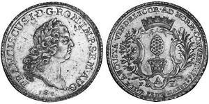 1 Thaler Augsburg (1276 - 1803) Silber Franz I. Stephan (HRR)(1708-1765)