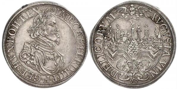 1 Thaler Augsburg (1276 - 1803) Silber Ferdinand III, Holy Roman Emperor (1608-1657)
