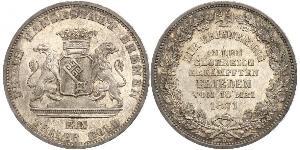 1 Thaler Freie Hansestadt Bremen Silber 