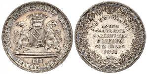 1 Thaler Freie Hansestadt Bremen Silber 