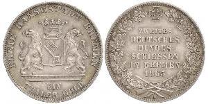 1 Thaler Freie Hansestadt Bremen / States of Germany Silber 
