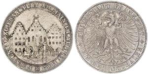 1 Thaler Freie Stadt Frankfurt Silber 