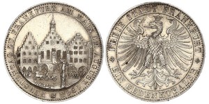 1 Thaler Freie Stadt Frankfurt Silber 