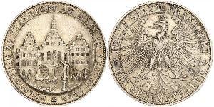 1 Thaler Freie Stadt Frankfurt Silber 