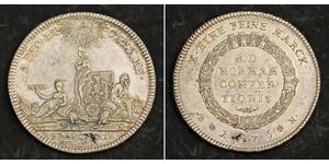 1 Thaler Freie Stadt Frankfurt Silber 