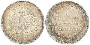 1 Thaler Freie Stadt Frankfurt Silber 