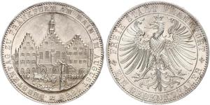 1 Thaler Freie Stadt Frankfurt Silber 