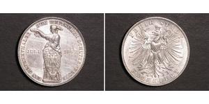 1 Thaler Freie Stadt Frankfurt Silber 