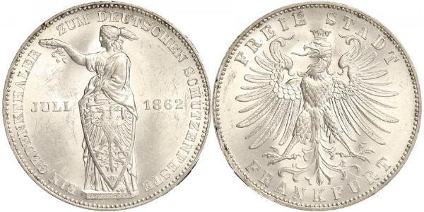 1 Thaler Freie Stadt Frankfurt Silber 