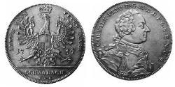 1 Thaler Fürstentum Ansbach (1398–1792) Silber Karl Wilhelm Friedrich (Brandenburg-Ansbach)(1712 – 1757)