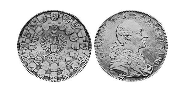 1 Thaler Fürstentum Ansbach (1398–1792) Silber Karl Alexander (Brandenburg-Ansbach-Bayreuth)(1736 – 1806)