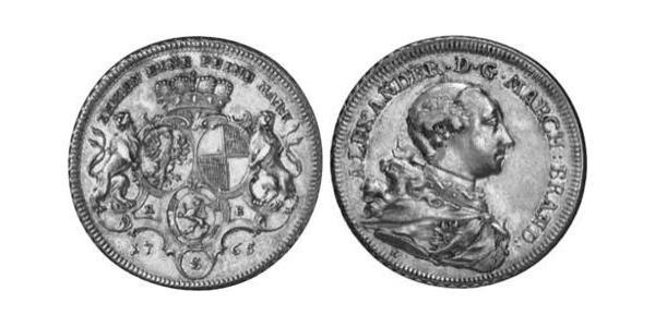 1 Thaler Fürstentum Ansbach (1398–1792) Silber Karl Alexander (Brandenburg-Ansbach-Bayreuth)(1736 – 1806)