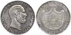 1 Thaler Fürstentum Lippe (1123 - 1918) Silber Leopold III. (Lippe)