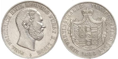 1 Thaler Fürstentum Lippe (1123 - 1918) Silber Leopold III. (Lippe)