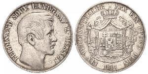 1 Thaler Großherzogtum Hessen (1806 - 1918) Silber Ferdinand (Hessen-Homburg)