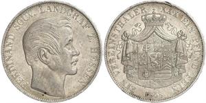 1 Thaler Großherzogtum Hessen (1806 - 1918) Silber Ferdinand (Hessen-Homburg)