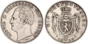 1 Thaler Großherzogtum Hessen (1806 - 1918) Silber Ludwig II. (Hessen-Darmstadt)