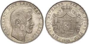 1 Thaler Großherzogtum Hessen (1806 - 1918) Silber Ferdinand (Hessen-Homburg)