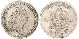 1 Thaler Großherzogtum Hessen (1806 - 1918) Silber 