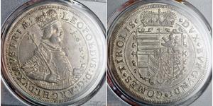 1 Thaler Habsburgermonarchie (1526-1804) Silber Leopold V. , Österreich-Tirol (1586 – 1632)