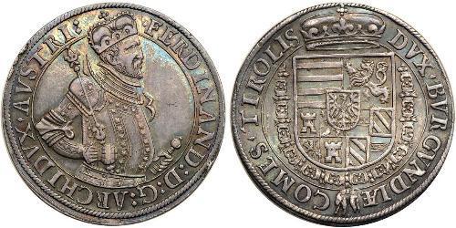 1 Thaler Habsburgermonarchie (1526-1804) Silber Ferdinand I (1503-1564)