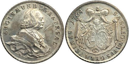 1 Thaler Habsburgermonarchie (1526-1804) Silber Sigismund III. Christoph von Schrattenbach