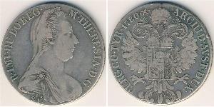 1 Thaler Habsburgermonarchie (1526-1804) / Österreich Silber Maria Theresa of Austria (1717 - 1780)