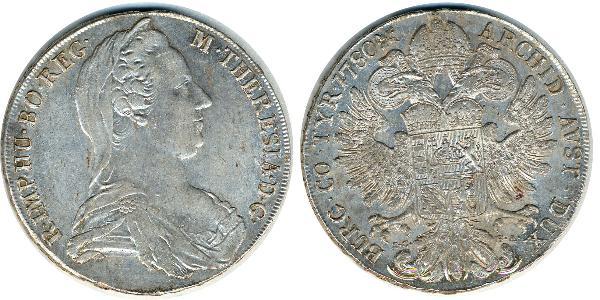 1 Thaler Habsburgermonarchie (1526-1804) / Österreich Silber Maria Theresa of Austria (1717 - 1780)
