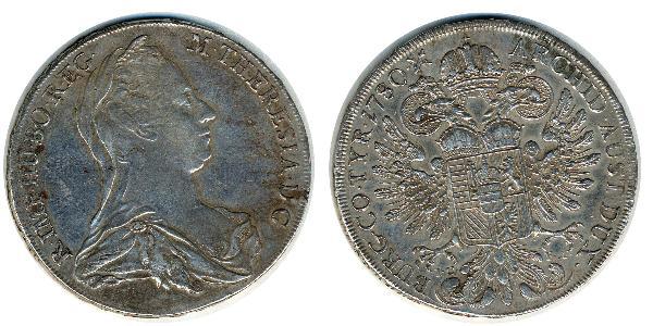 1 Thaler Habsburgermonarchie (1526-1804) / Österreich Silber Maria Theresa of Austria (1717 - 1780)