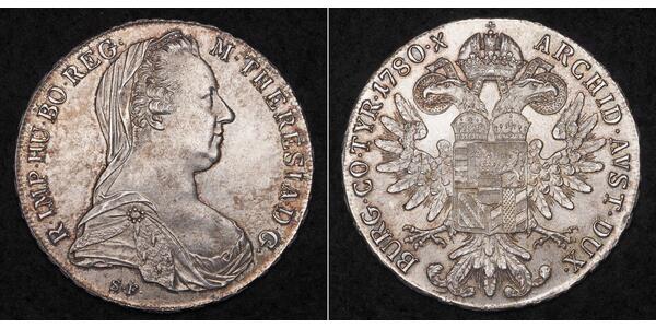 1 Thaler Habsburgermonarchie (1526-1804) / Österreich Silber Maria Theresa of Austria (1717 - 1780)