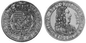 1 Thaler Heiliges Römisches Reich (962-1806) Silber Ferdinand Karl (Österreich-Tirol)