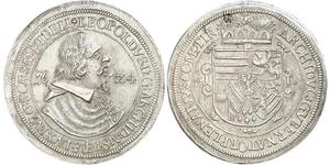 1 Thaler Heiliges Römisches Reich (962-1806) Silber Leopold V. , Österreich-Tirol (1586 – 1632)