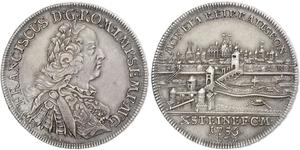 1 Thaler Heiliges Römisches Reich (962-1806) Silber Franz I. Stephan (HRR)(1708-1765)