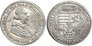 1 Thaler Heiliges Römisches Reich (962-1806) Silber Leopold V. , Österreich-Tirol (1586 – 1632)