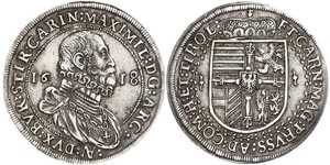 1 Thaler Heiliges Römisches Reich (962-1806) Silber Maximilian III. (Vorderösterreich) (1558 – 1618)