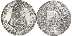 1 Thaler Heiliges Römisches Reich (962-1806) Silber Leopold I. (HRR)(1640-1705)