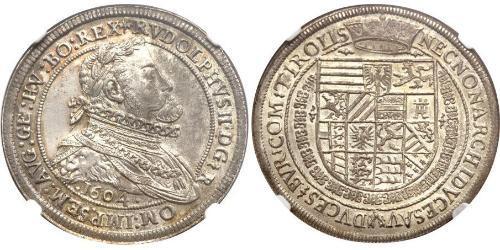 1 Thaler Heiliges Römisches Reich (962-1806) Silber Rudolf II. (HRR) (1552 - 1612)