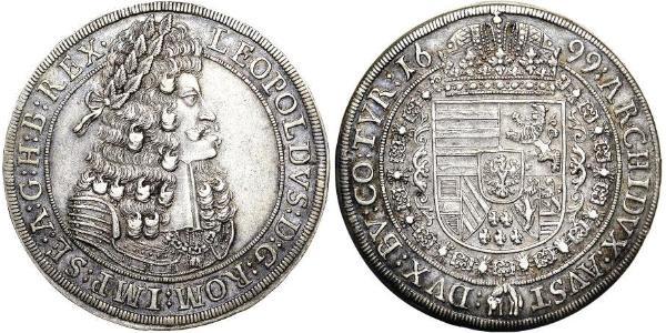 1 Thaler Heiliges Römisches Reich (962-1806) Silber Leopold I. (HRR)(1640-1705)