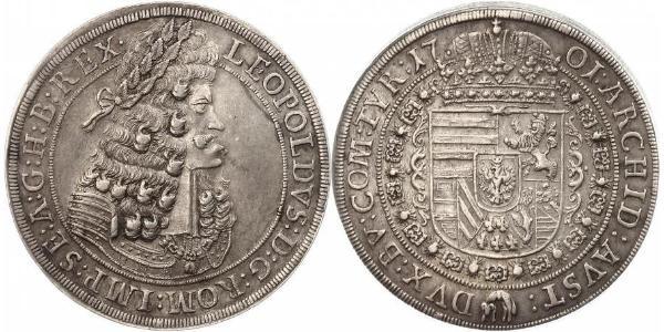 1 Thaler Heiliges Römisches Reich (962-1806) Silber Leopold I. (HRR)(1640-1705)