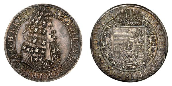 1 Thaler Heiliges Römisches Reich (962-1806) Silber Leopold I. (HRR)(1640-1705)