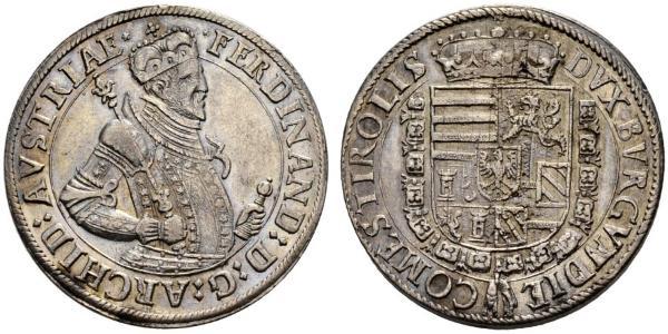 1 Thaler Heiliges Römisches Reich (962-1806) Silber Ferdinand II. (HRR)(1578 -1637)