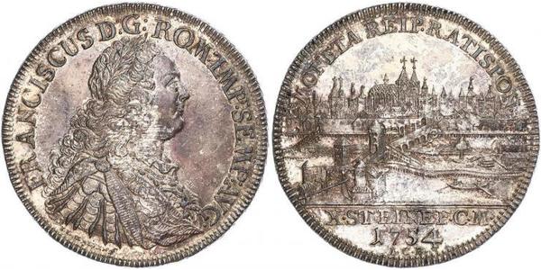 1 Thaler Heiliges Römisches Reich (962-1806) Silber Franz I. Stephan (HRR)(1708-1765)