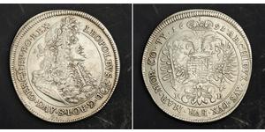 1 Thaler Heiliges Römisches Reich (962-1806) / Ungarn Silber Leopold I. (HRR)(1640-1705)