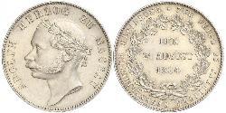 1 Thaler Herzogtum Nassau (1806 - 1866) Silber Adolph (Luxemburg)