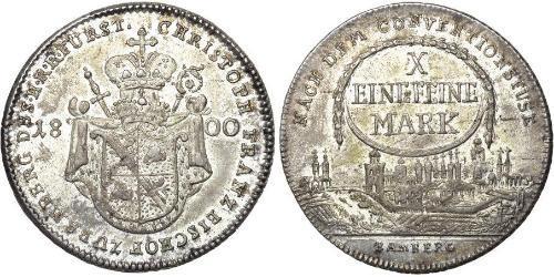 1 Thaler Hochstift Bamberg (1245–1802) Silber 