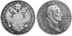 1 Thaler Kaisertum Österreich (1804-1867) Silber 